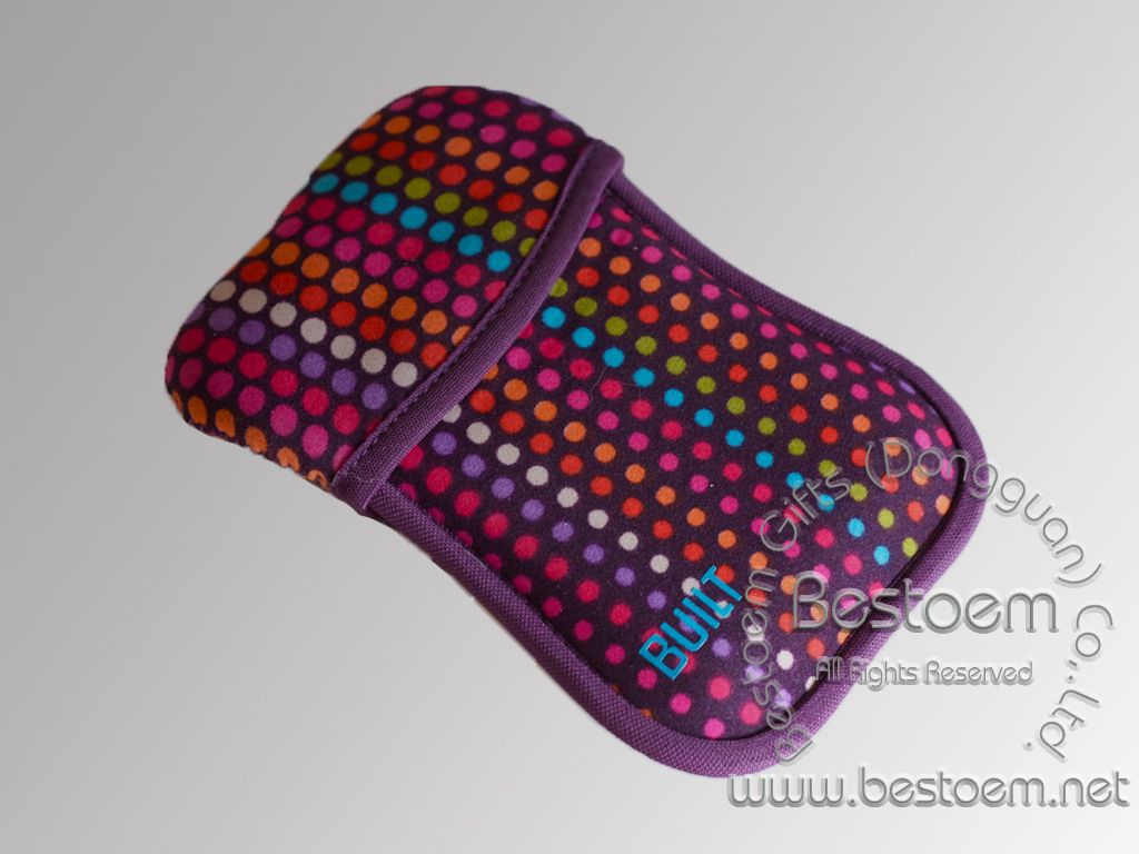 External hard disk cover pouch for built front view