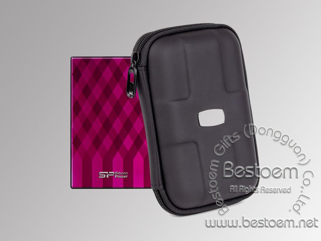 EVA hdd carrying case made from EVA coated with leather