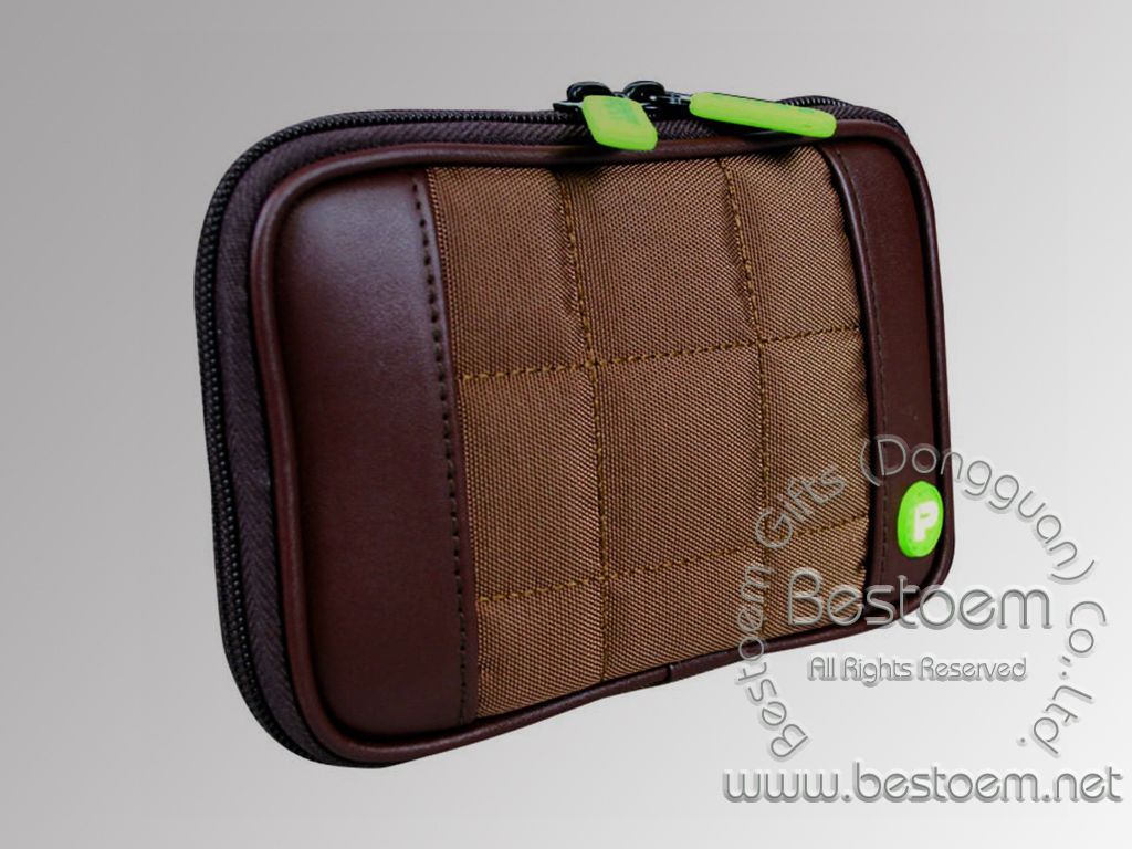 Canvas hdd case with 2 elastic straps to keep HDD