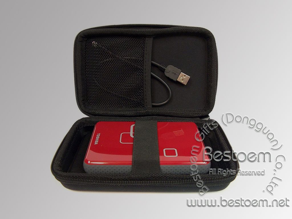 external hard disk cover with interior pocket