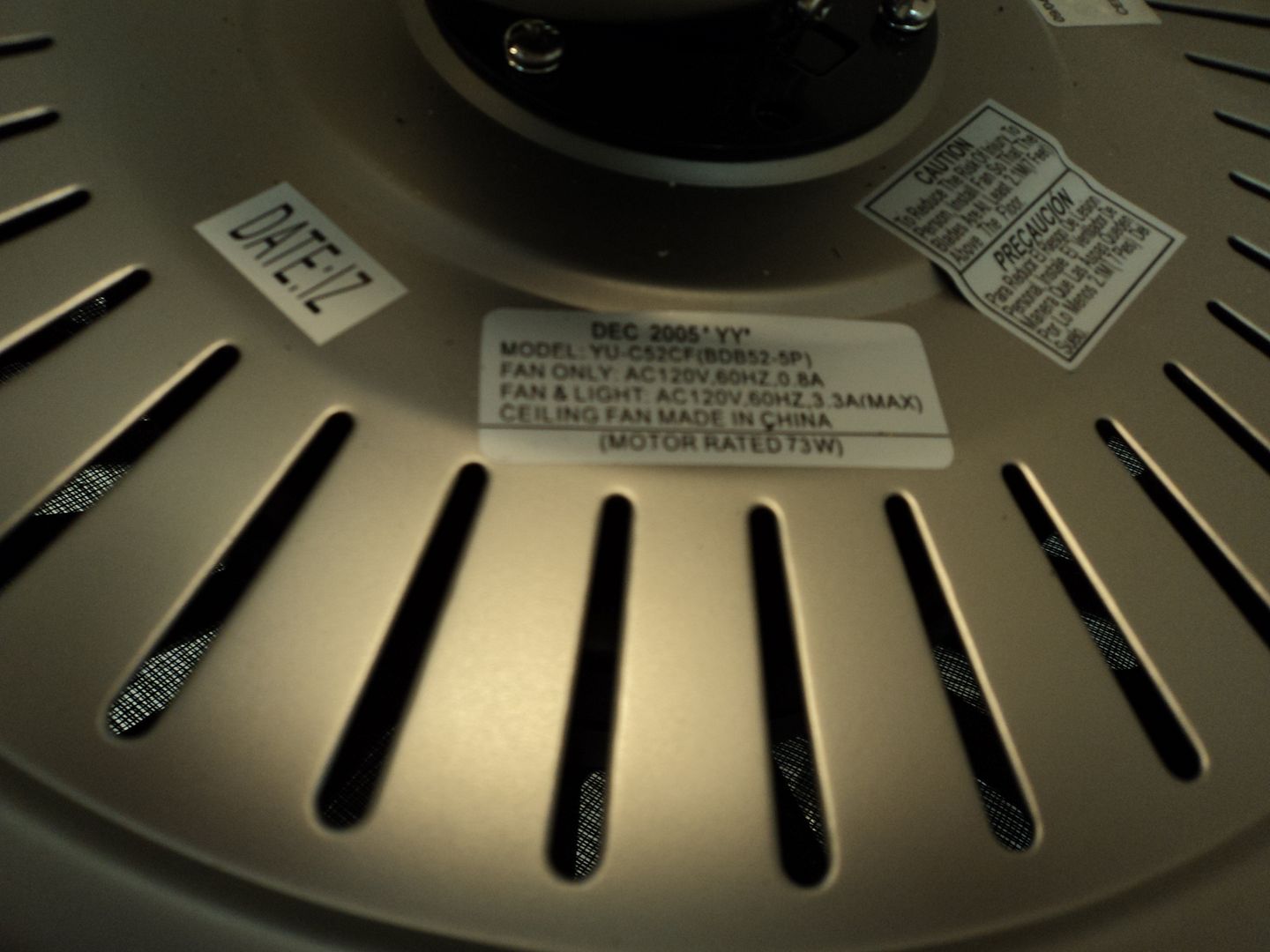 Harbor Breeze 52 Inch Ceiling Fan With Lights 5 Blades Brushed Nickel