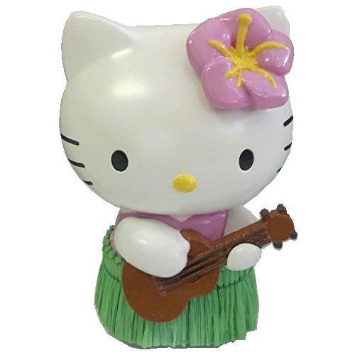 1 pc Hello Kitty Hawaiian Skirt Hula Dancer Auto Dashboard Ornament New