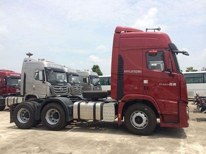 dau keo hyundai, dau keo hyundai trago, dau keo hyundai trago xcient 410, dau keo hyundai 2 cau, gia dau keo hyundai trago 410hp, dai ly dau keo hyundai trago, Cần bán đầu kéo Hyundai Trago Xcient 410HP 2015 nhập