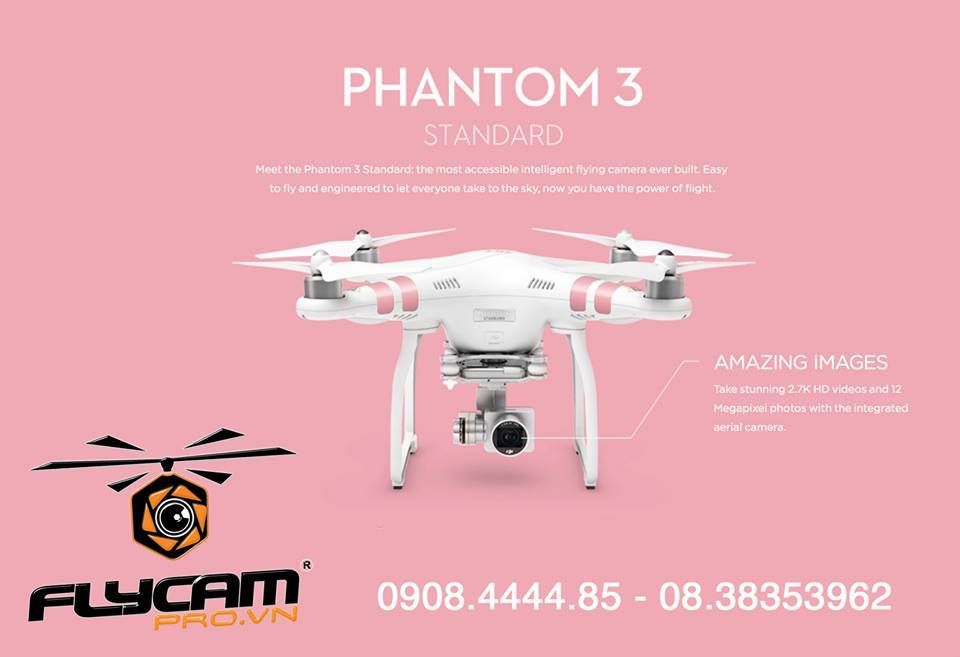 Máy bay quay phim DJI Phantom 3 Standard siêu phẩm giá rẻ mới của DJI - 2