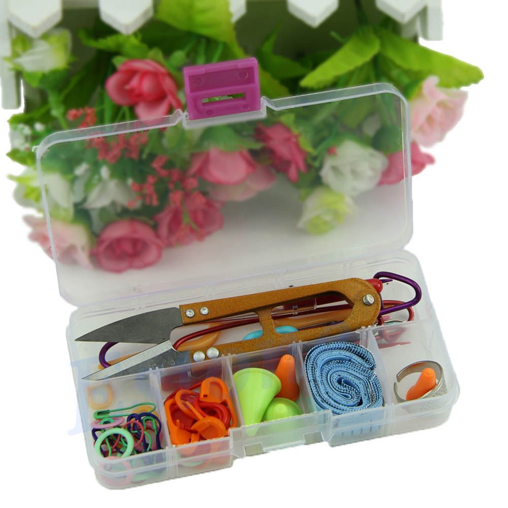 Knitting knit craft..Accessory Supply Set Basic ToolsCase Lots Travel Kits79pcs eBay