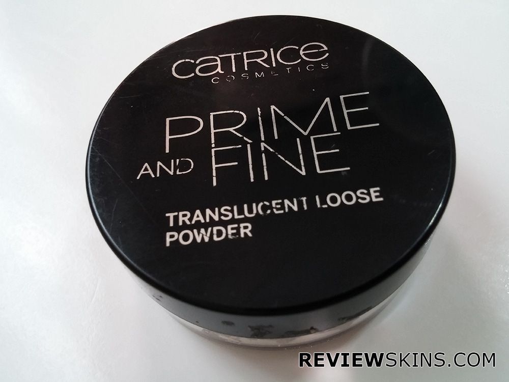รีวิว แป้งฝุ่นควบคุมความมันราคาถูก CATRICE Prime And Fine Translucent Loose Powder