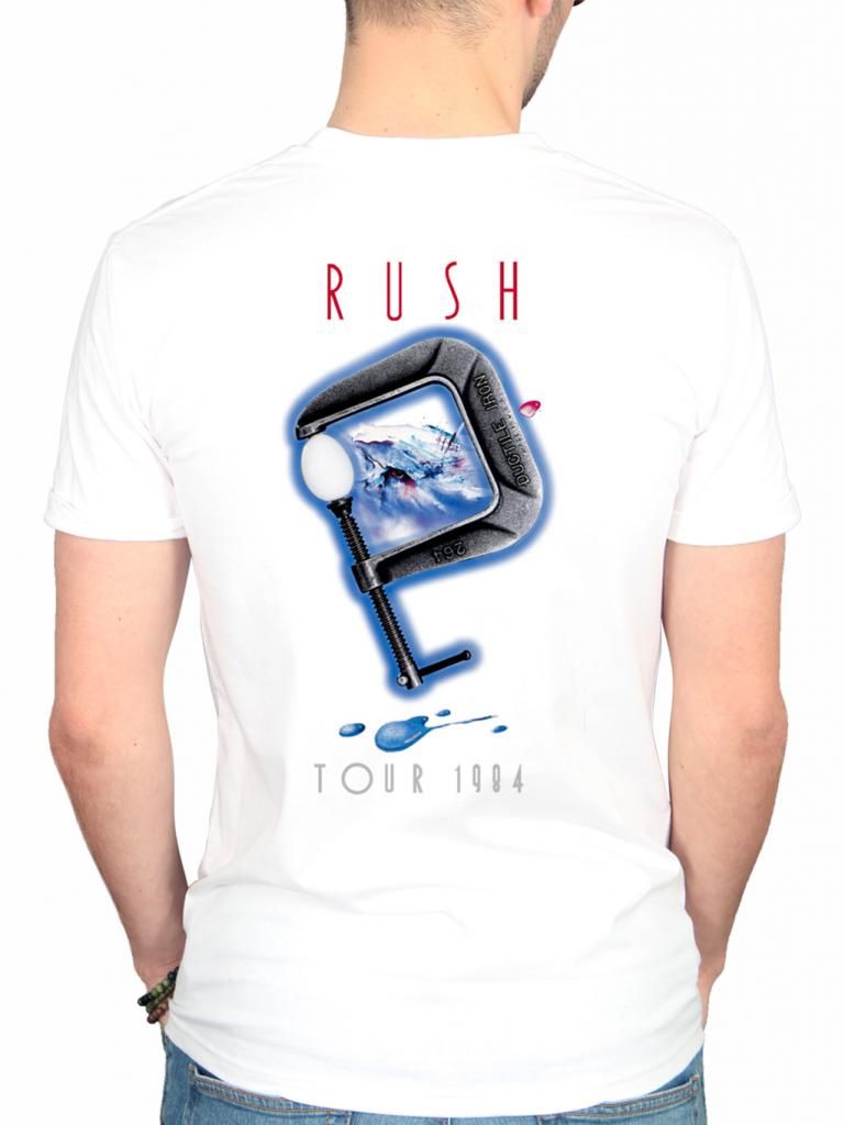 Official Rush Grace Under Pressure TShirt Rock Band 1994 Tour Merch