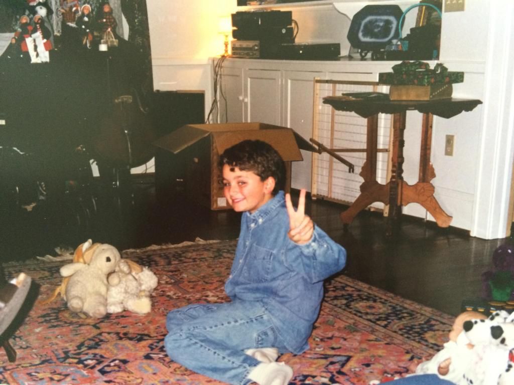 boy peace sign