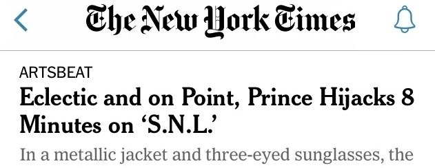 New York Times mobile