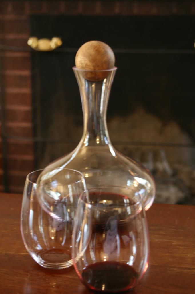 wine decanter wine glasses
