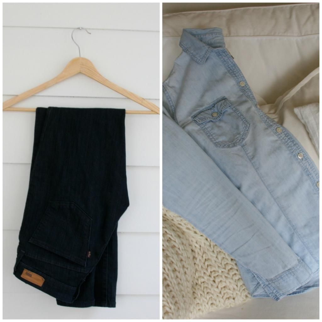 denim jean chambray shirt