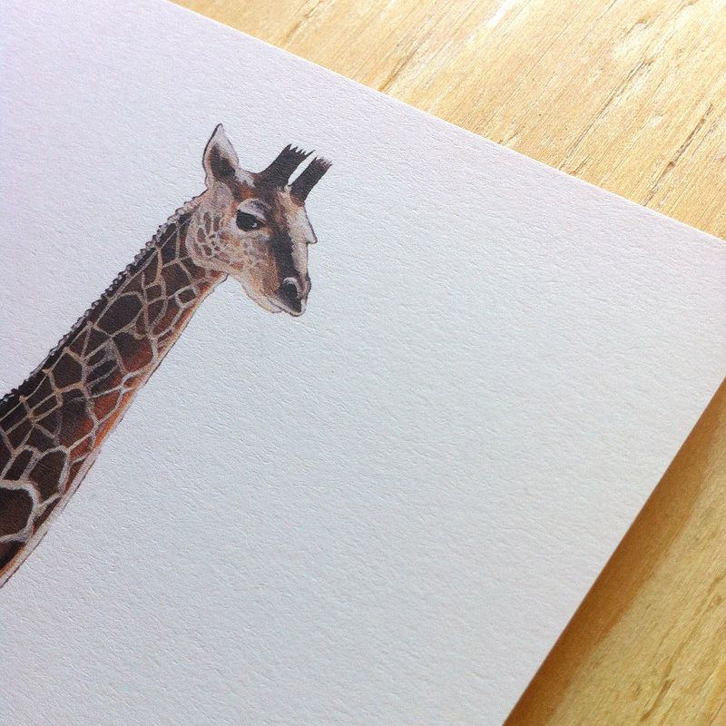Irene Akio Illustration giraffe