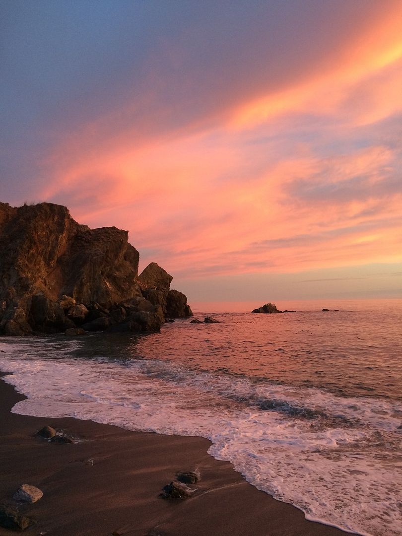 big sur sunset