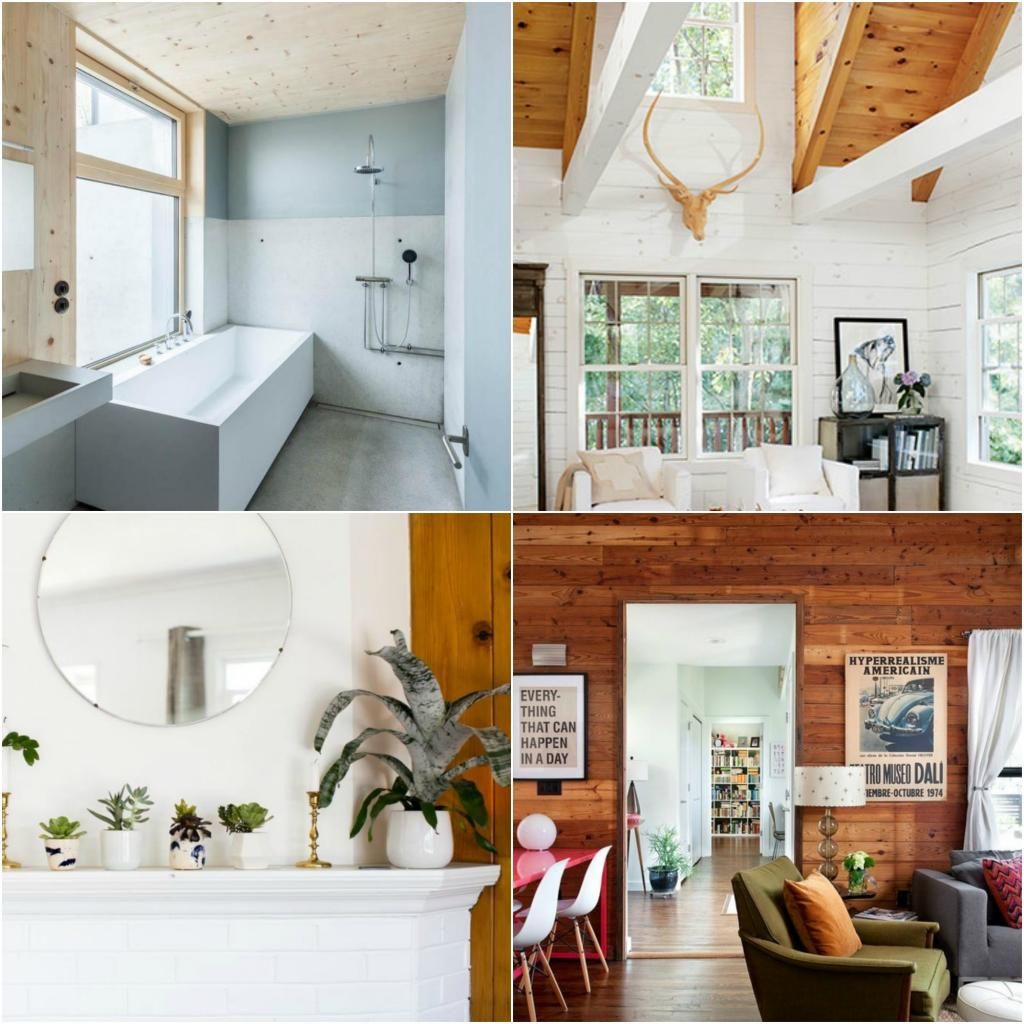 knotty pine home accent