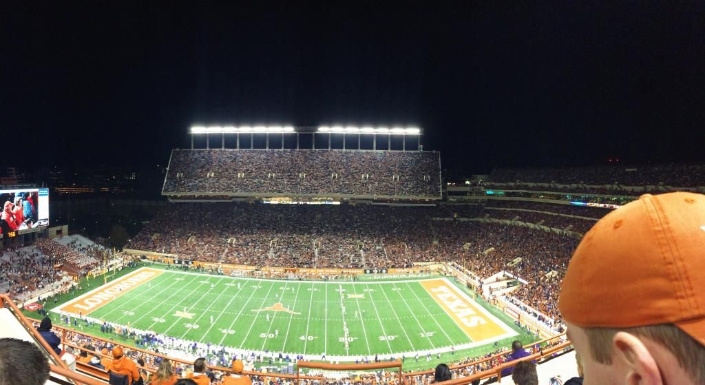 university of texas football game longhorns