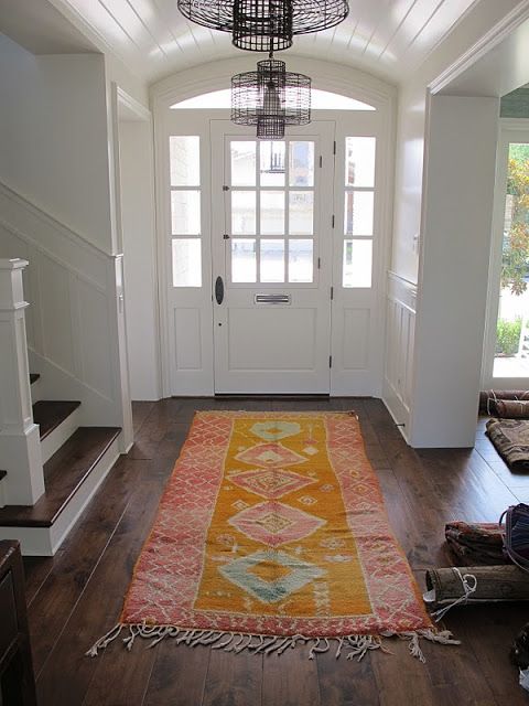 pink oriental rug
