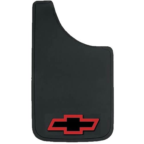 4pc Chevy Red Bow Tie Logo 11x19 Mud Splash Guards Flaps for Cars