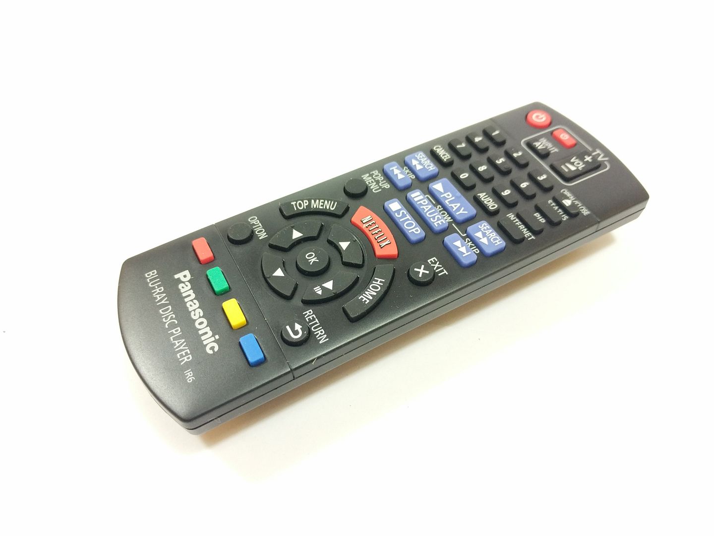 Original Panasonic N2QAYB000960 Remote Control for IR6 Bluray Player