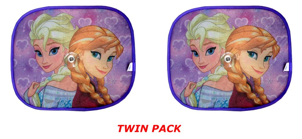 2 x Frozen Sunshade Baby Girl Kids Children Car Window UV Sun Shades Blinds S50