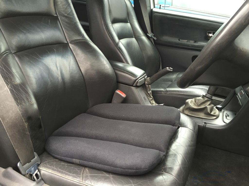 BLACK Velour Padded Comfort Cushion for Car Taxi Office Lorry Van